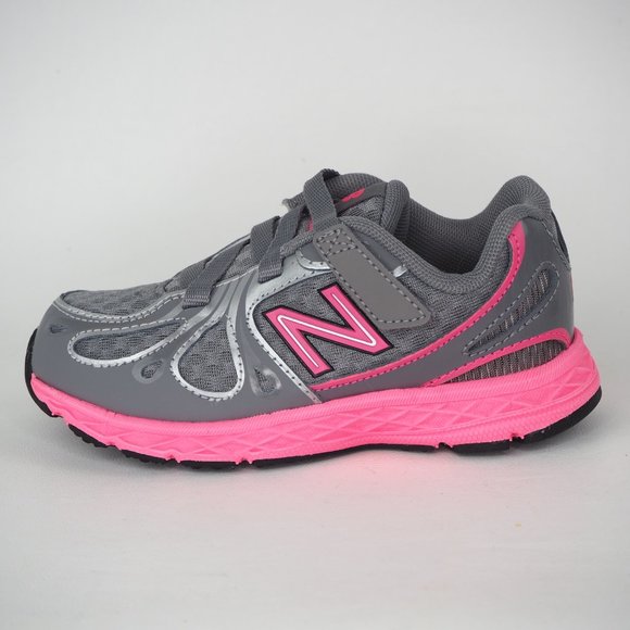 New Balance Toddler Shoes Baby Grey Pink - Picture 3 of 12